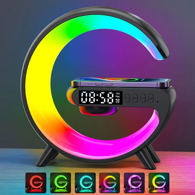 Alarm Clock with Wireless Charging