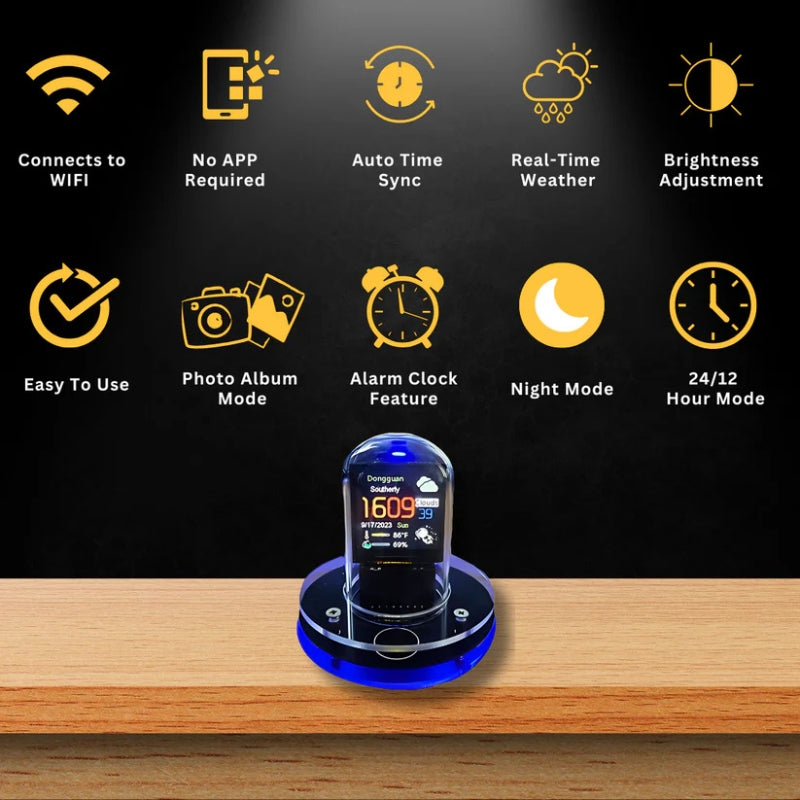Cyberpunk Smart Nixie Clock