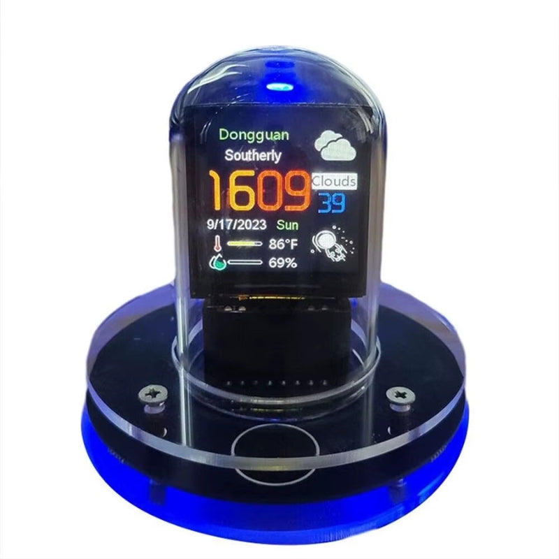 Cyberpunk Smart Nixie Clock