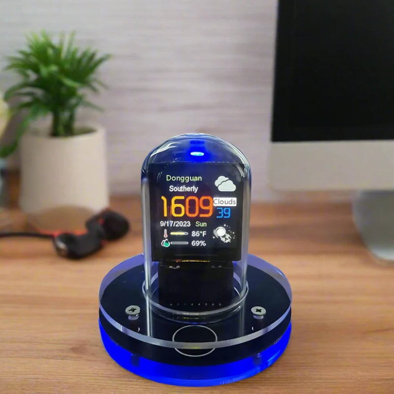 Cyberpunk Smart Nixie Clock