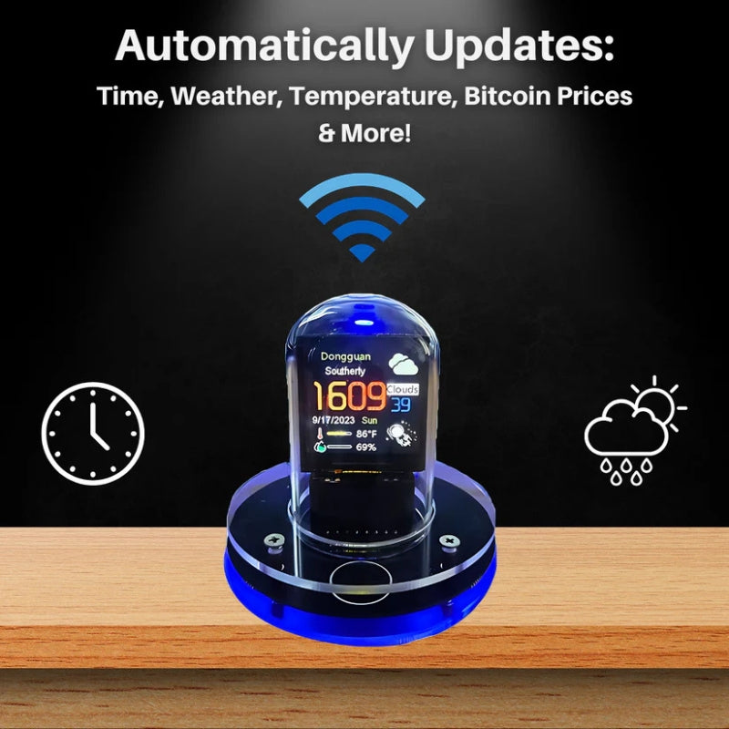 Cyberpunk Smart Nixie Clock