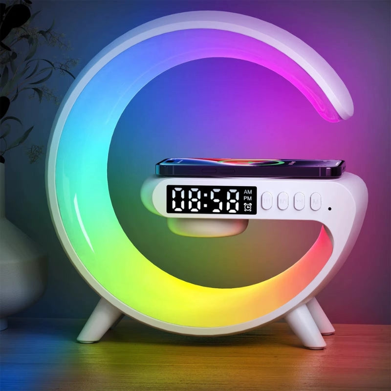Alarm Clock with Wireless Charging