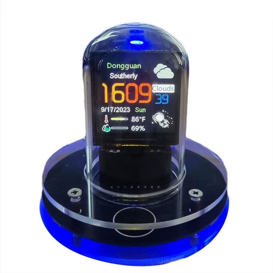 Cyberpunk Smart Nixie Clock