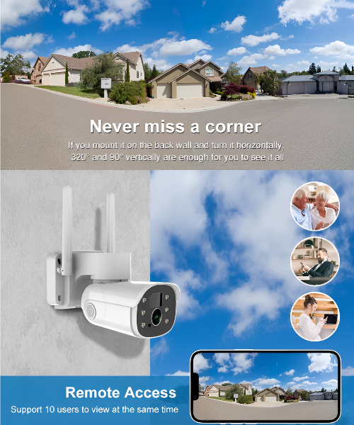 Solar Wireless Outdoor Camera