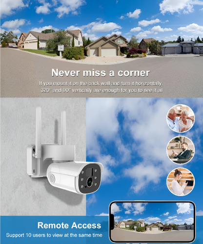 Solar Wireless Outdoor Camera